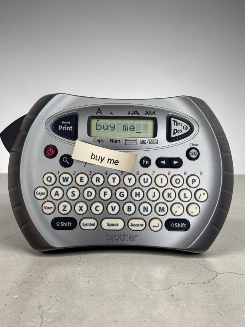 Brother P-Touch PT-70 Label Maker Handheld With QWERTY Keyboard & LCD Display